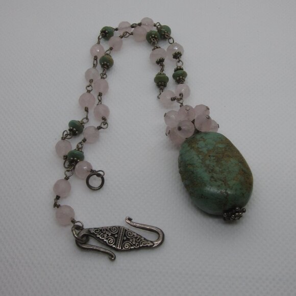Vintage Turquoise Choker Necklace - Picture 1 of 2